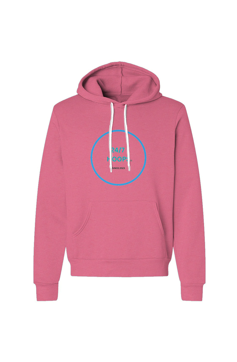 24/7 HOOPS - Unisex Pullover Hoodie - Pink