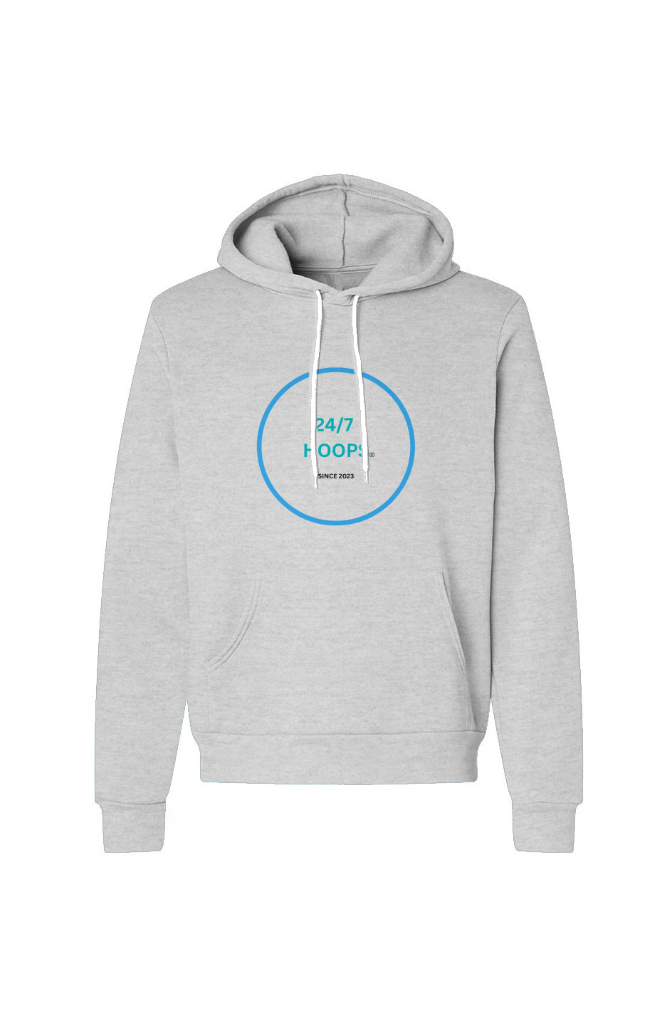 24/7 HOOPS - Unisex Pullover Hoodie - Ash