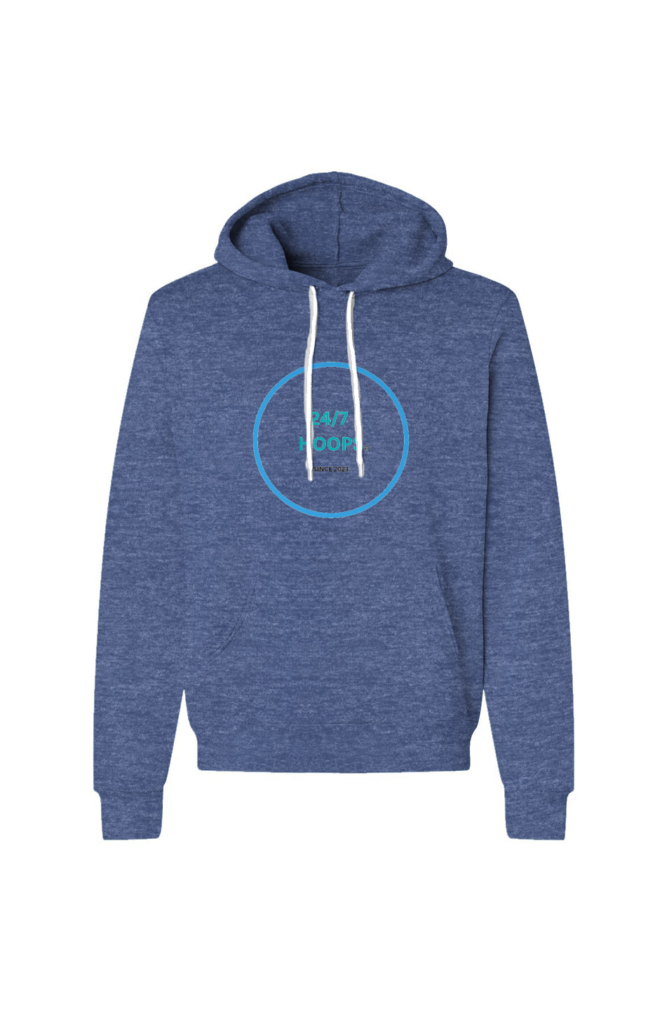 24/7 HOOPS - Unisex Pullover Hoodie - Heather True