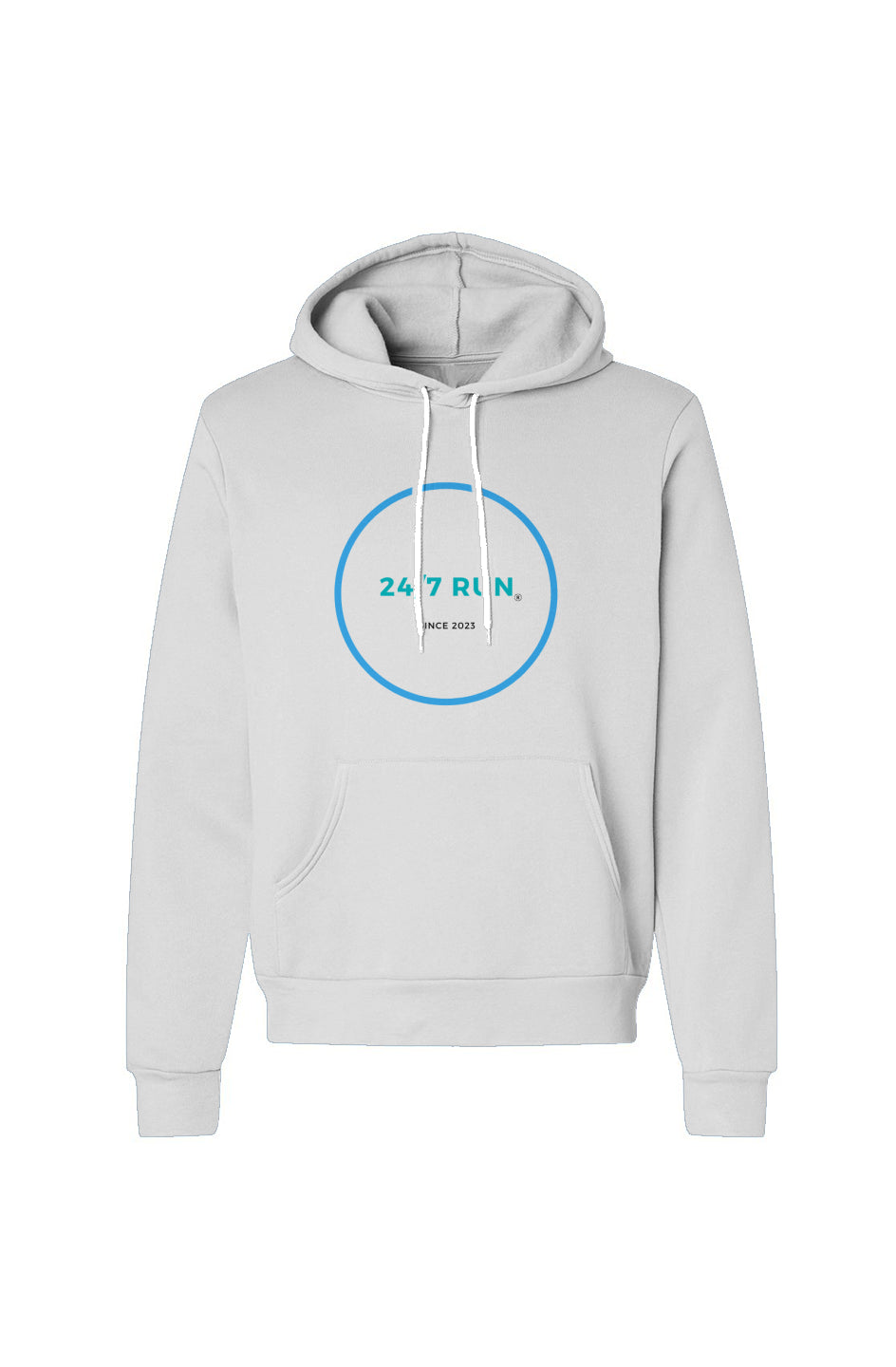 24/7 RUN - Unisex Pullover Hoodie - White