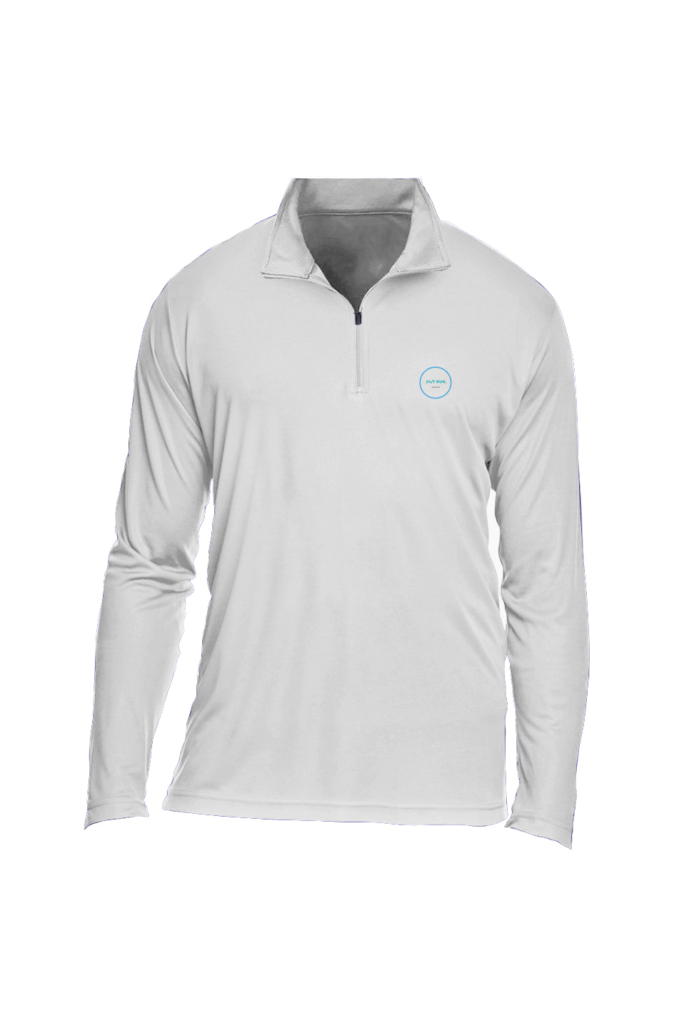 24/7 RUN - Mens Quarter-Zip - White