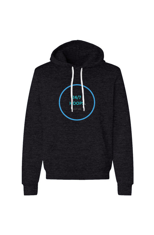 24/7 HOOPS - Unisex Pullover Hoodie - Heather Grey