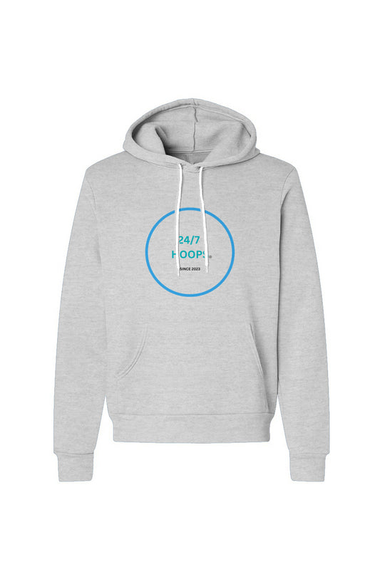 24/7 HOOPS - Unisex Pullover Hoodie - Ash