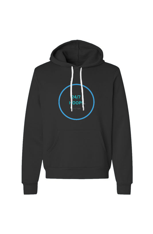 24/7 HOOPS - Unisex Pullover Hoodie - Black