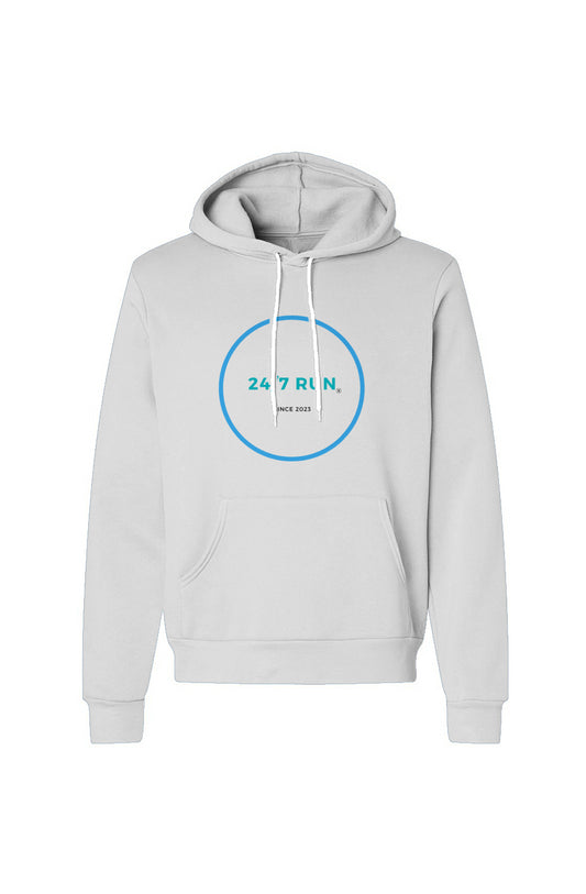 24/7 RUN - Unisex Pullover Hoodie - White