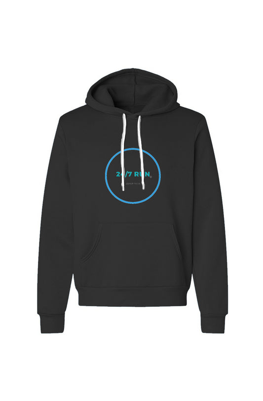 24/7 RUN - Unisex Pullover Hoodie - Black