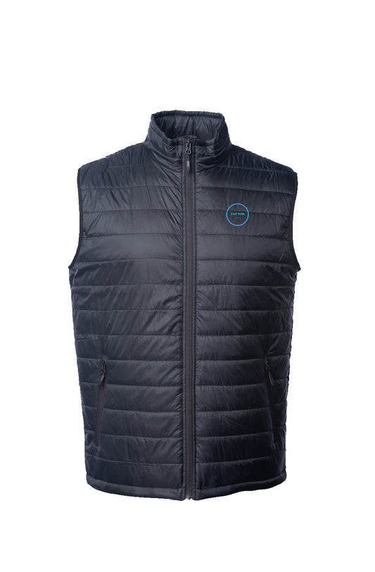 24/7 RUN - Mens Puffer Vest - Black