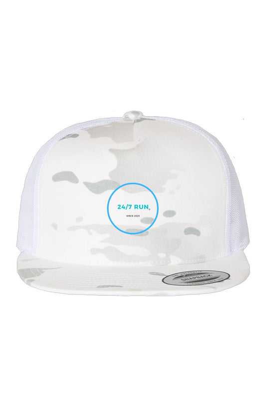 24/7 RUN - Multicam Alpine/ White Trucker Cap
